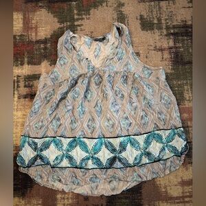🔮 5/$25 Sleeveless Patterned Top